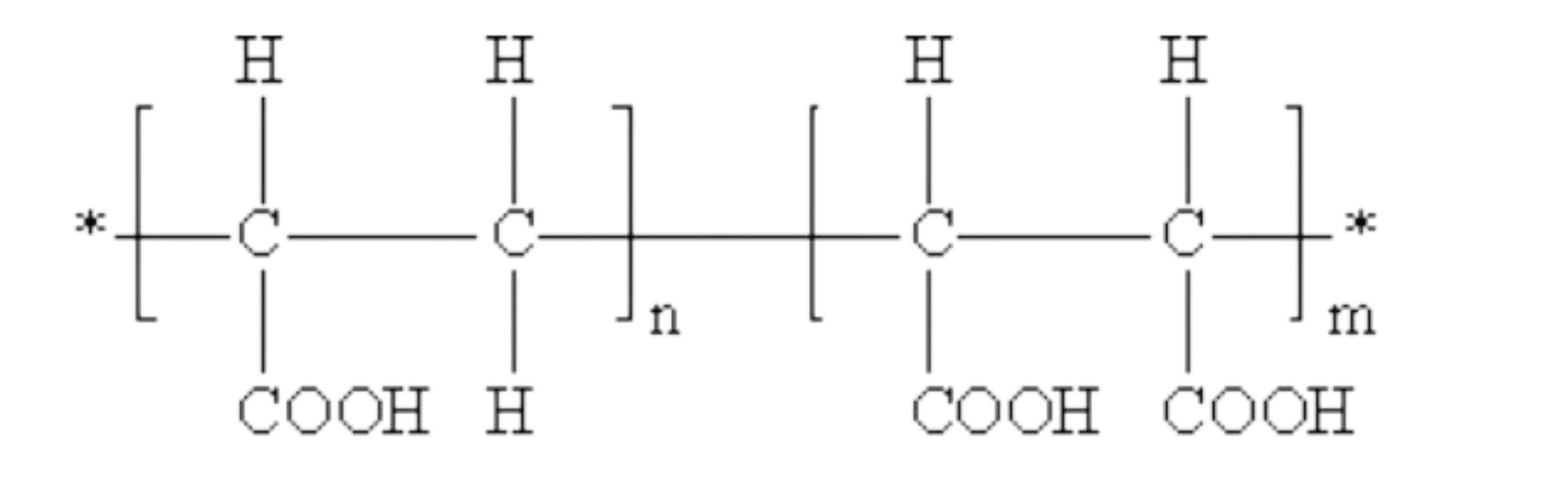 Acrylsäure-Maleinsäure-Copolymer (MA/AA) Strukturformel
