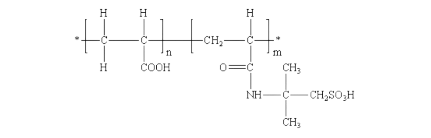 Strukturelle Acrylamido-2-methylpropansulfonsäure (AA/AMPS)-Formel