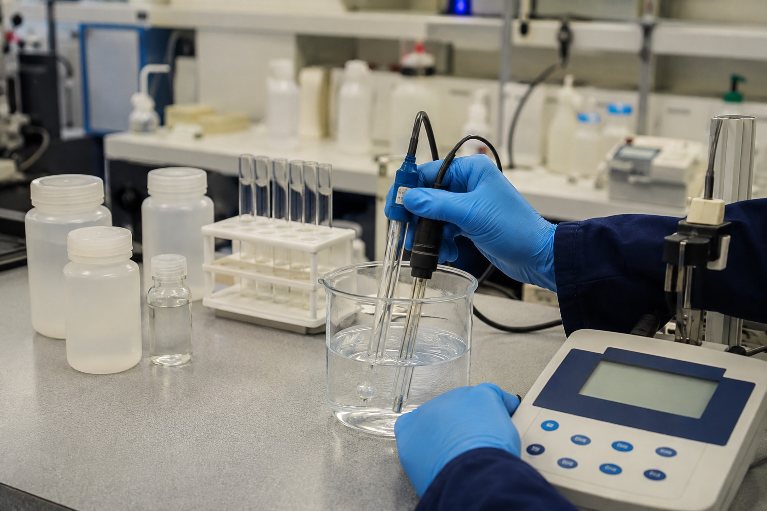 Generic laboratory analysis of a clear cooling-water sample