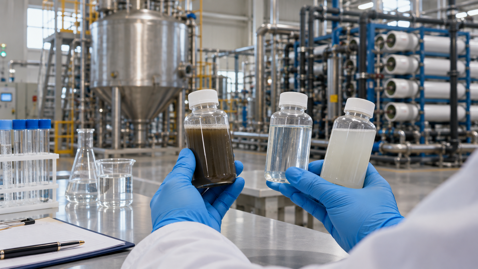 Compare incoming water and concentrate before selecting ZLD chemistry