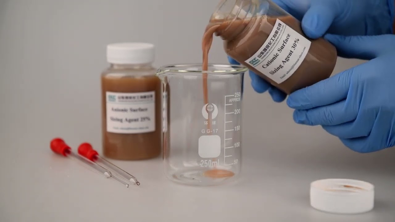 Cationic surface sizing agent